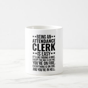 Taza De Café Ser asistente es fácil