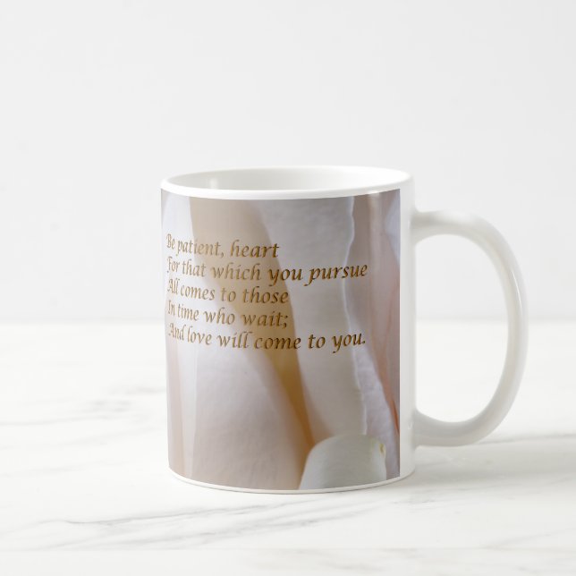 Taza De Café Ser corazón de paciente - Rosa (Derecha)