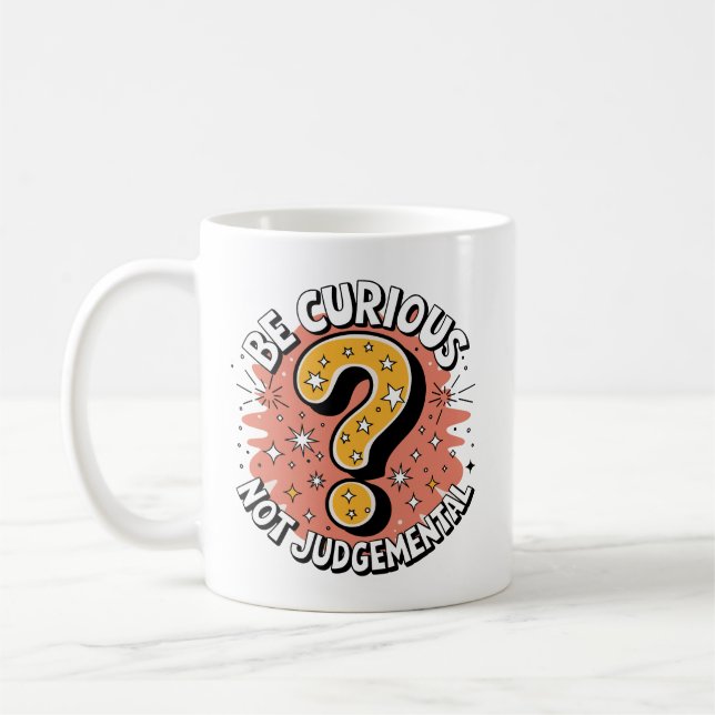 Taza De Café Ser curioso no judío (Izquierda)