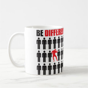 Taza De Café Ser diferente - Constructor de cuerpos
