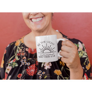 Taza De Café Ser el versículo de la Biblia-Religiosa-Ligera