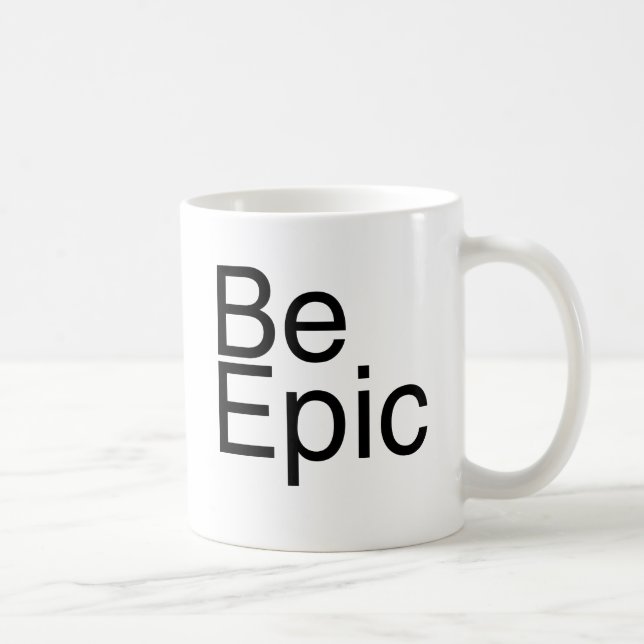 Taza De Café Ser épico (Derecha)