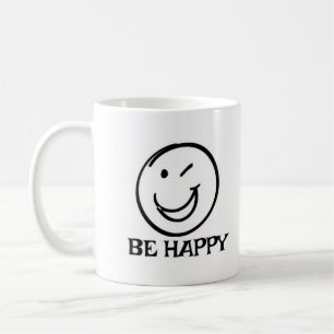 TAZA DE CAFÉ SER FELIZ MUG
