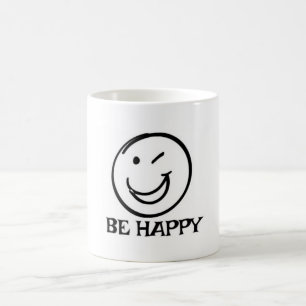 TAZA DE CAFÉ SER FELIZ MUG