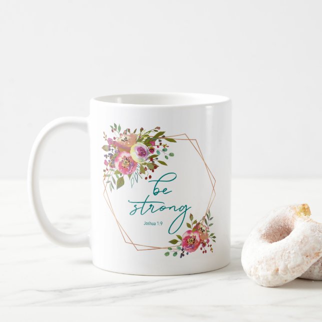 Taza De Café Ser fuerte (Con donut)