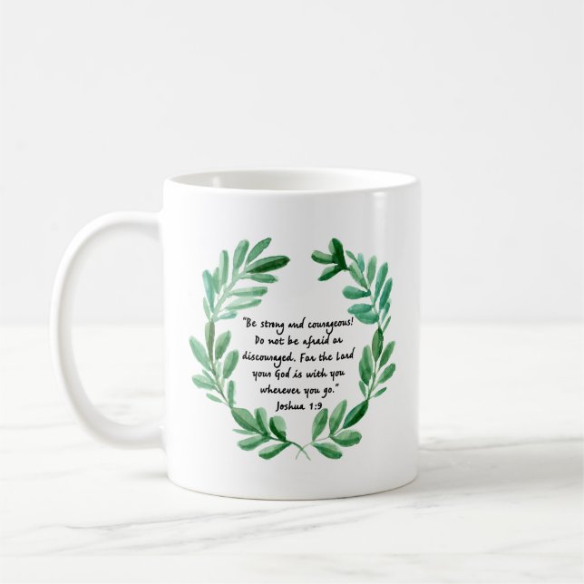 Taza De Café Ser fuerte y valiente (Izquierda)