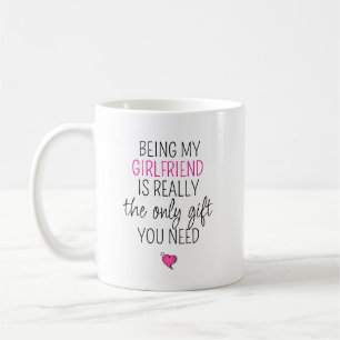 Taza De Café Ser Mi Novia Es El Único Regalo Que Necesitas