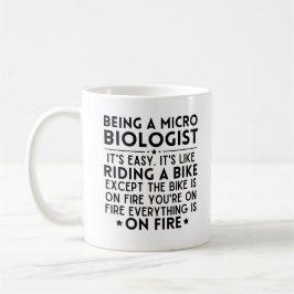 Taza De Café Ser microbiólogo es fácil