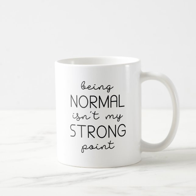 Taza De Café Ser Normal (Derecha)