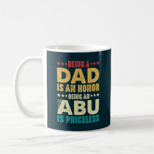 Taza De Café Ser Papá Es Un Honor Ser Un Abu No Tiene Precio
