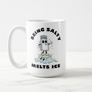 Taza De Café Ser Salado Derrite el Hielo, salado derrite hielo