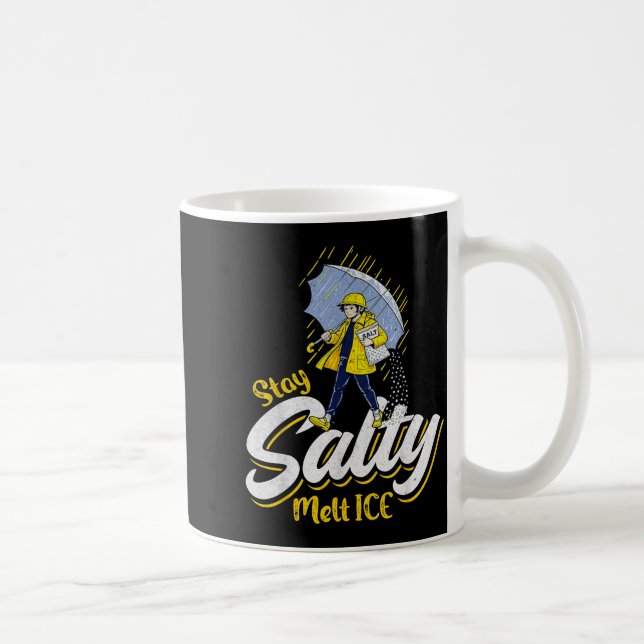 Taza De Café Ser salado derrite hielo  (Derecha)