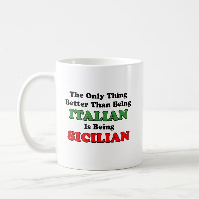 Taza De Café Ser siciliano (Izquierda)