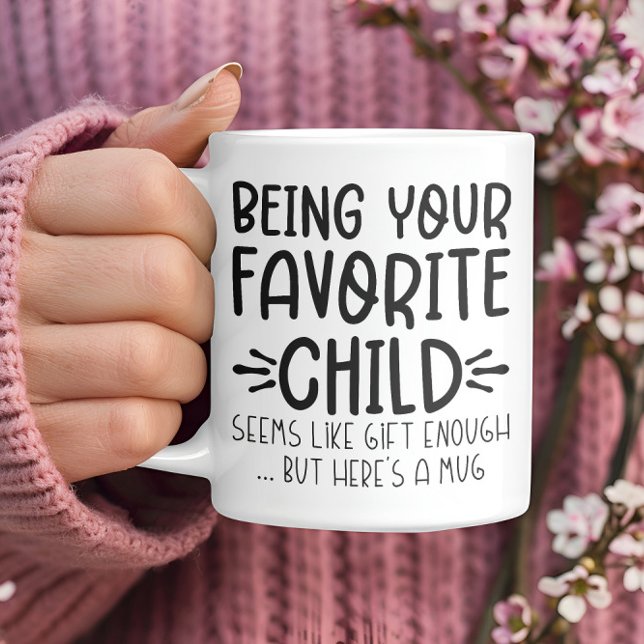 Taza De Café Ser tu hijo favorito Guay Birthday Gifts Idea (Subido por el creador)
