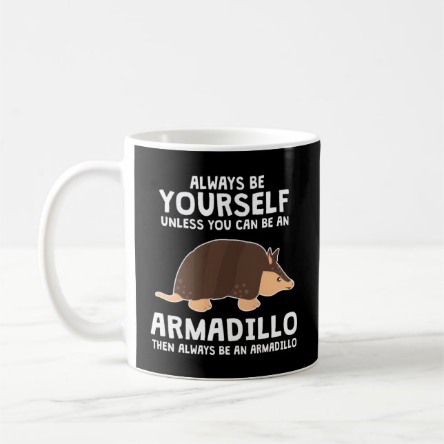 Taza De Café Ser un animal madillo (Izquierda)