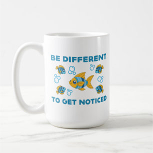 Taza De Café Ser un diseño creativo diferente con peces