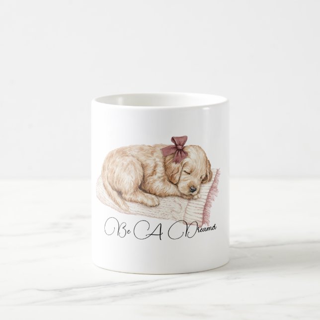 Taza De Café Ser un perro soñador (Centro)