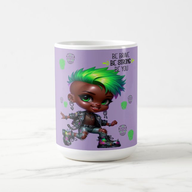 Taza De Café Ser valiente brujo (Centro)