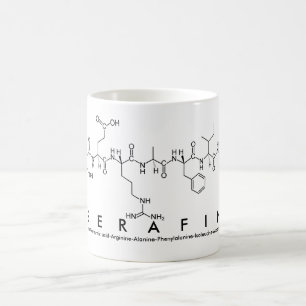 Taza De Café Serafin peptide nombre mug