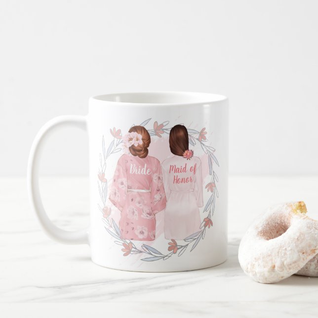 Taza De Café ¿Serás mi dama de honor? (Con donut)