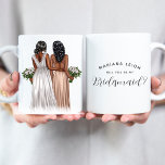 Taza De Café ¿Serás mi dama de honor? Chicas En El Café De Bata<br><div class="desc">¡Estos magníficos tazones definitivamente harán que tu futura fiesta de novias sea genial! Vea toda la colección para obtener más personalizaciones.</div>