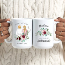 ¿Serás mi dama de honor? Chicas En Robes Floral C