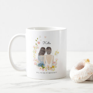 Taza De Café ¿Serás mi dama de honor/Propuesta de dama de honor