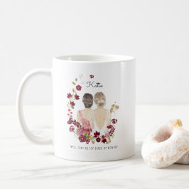 Taza De Café ¿Serás mi dama de honor/Propuesta de dama de honor
