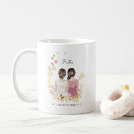 Taza De Café ¿Serás mi dama de honor/Propuesta de dama de honor