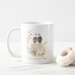 Taza De Café ¿Serás mi dama de honor/Propuesta de dama de honor