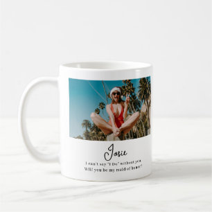 Taza De Café ¿Serás Mi Moda De Novias? Foto Mínima