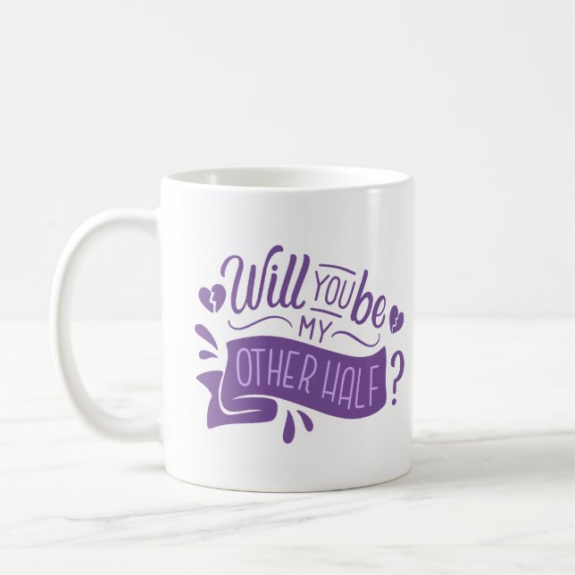 Taza De Café ¿serás mi otra mitad (Izquierda)