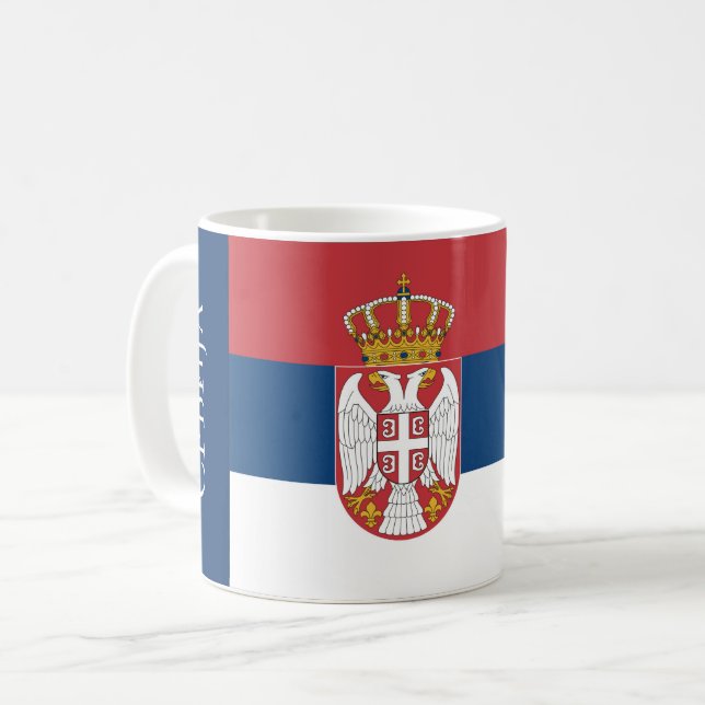Taza De Café Serbia (Anverso izquierdo)