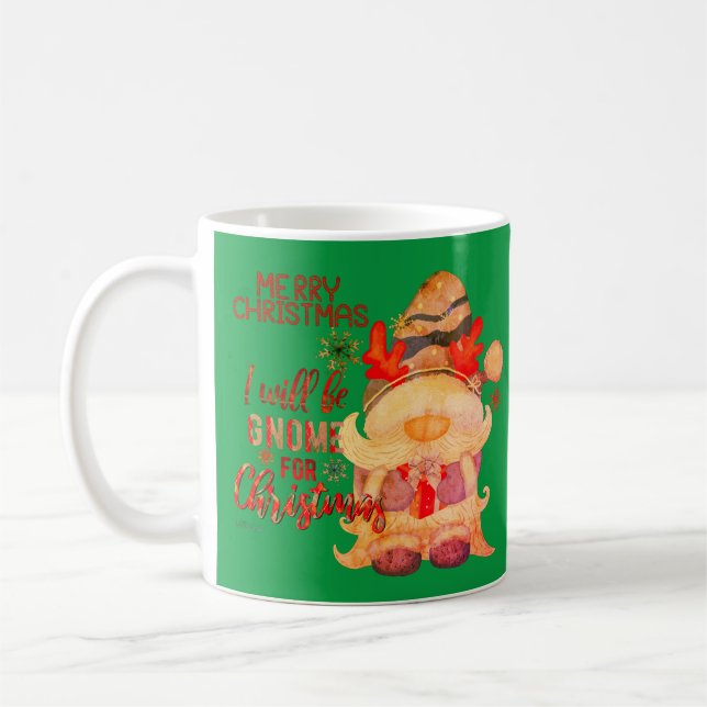 Taza De Café SERÉ BUENO PARA NAVIDADES navidades graciosos (Izquierda)