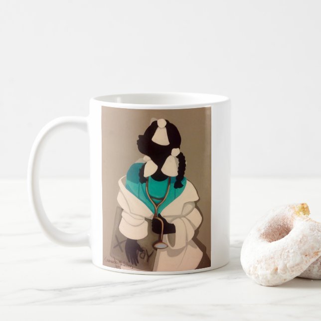 Taza De Café Seré médico (Con donut)