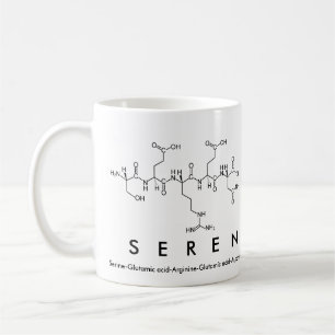 Taza De Café Seren peptide nombre mug