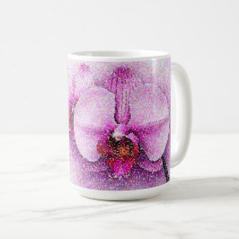Taza De Café Serenata del Cielo de Orquídea