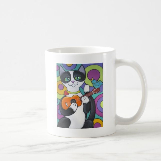 Taza De Café Serenata del Ukulele (Derecha)