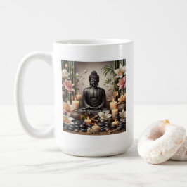 Taza De Café Serene Buddha en Prayer Mug
