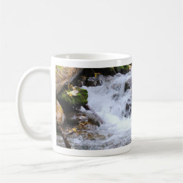 Taza De Café Serene Green Mossy Stream Coffee Mug