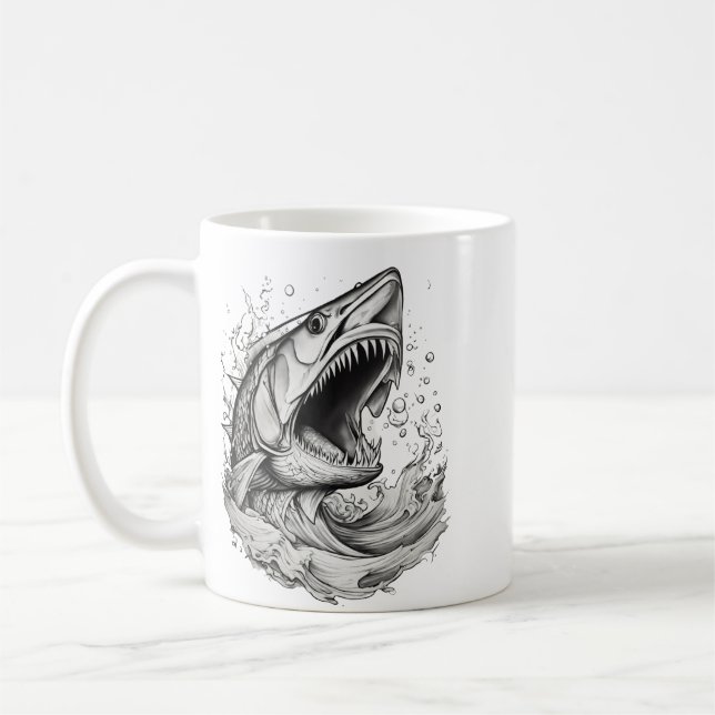 Taza De Café Serene Koi Pond Classic Mug - 11 oz (Izquierda)