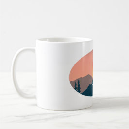 Taza De Café Serene Mountain Sunset 
