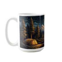 Serene Outdoor Campfire Escena inspirada en la nat