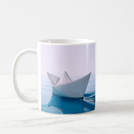 Taza De Café Serene Paper Boat