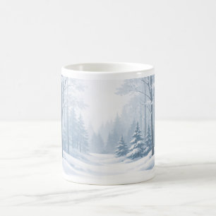 Taza De Café Serene Winter Forest Mug
