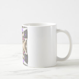 Taza De Café Serengeti Splendor: Animales vibrantes ocultan art