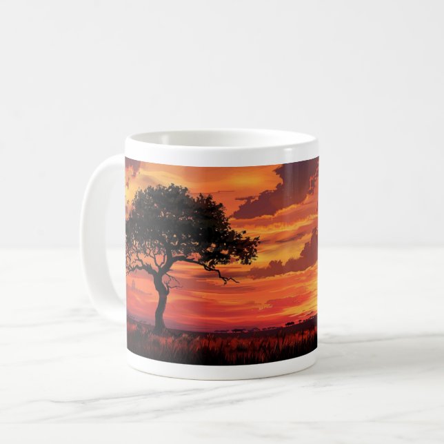 Taza De Café Serengeti Tranquil (Anverso izquierdo)