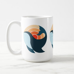 Taza De Café Serenidad al Atardecer: El Salto de una Ballena en