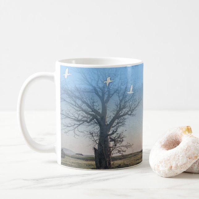 Taza De Café Serenidad, coraje y sabiduría (Con donut)