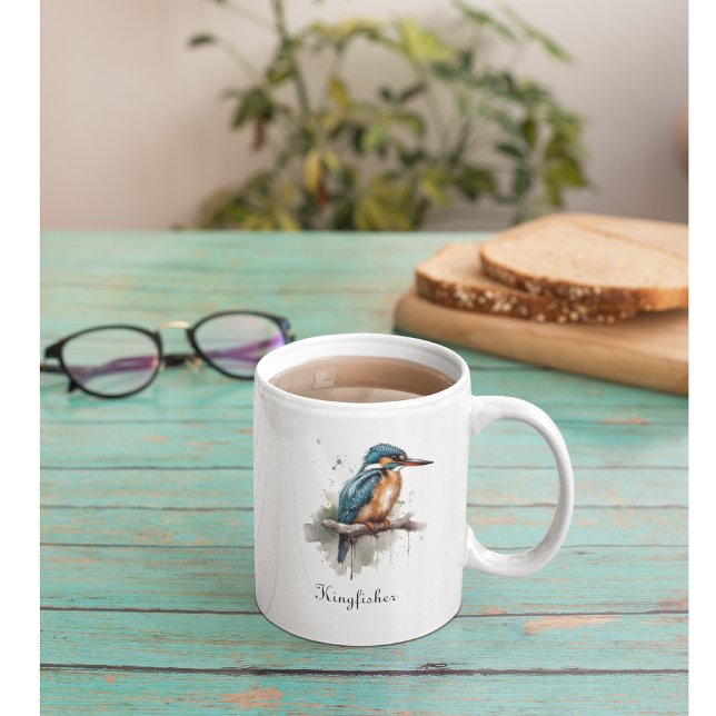 Taza De Café Serenidad del Kingfisher (Subido por el creador)
